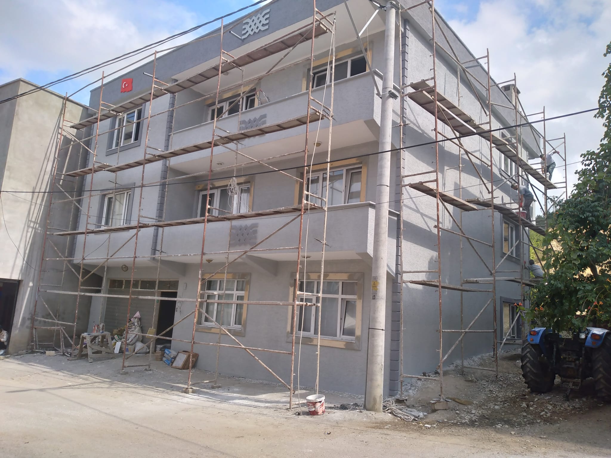 Villa inşaat aşaması Bursa